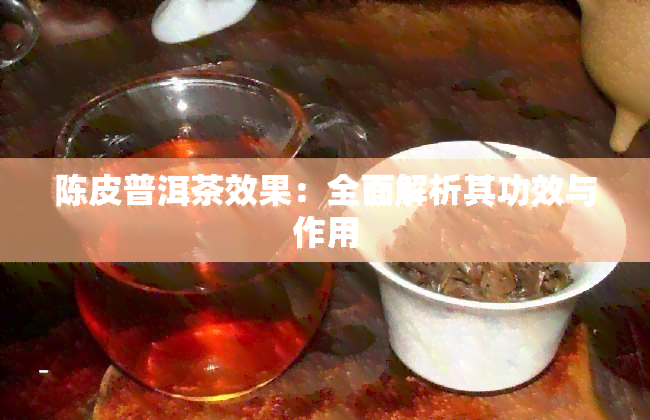 陈皮普洱茶效果：全面解析其功效与作用