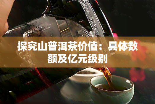 探究山普洱茶价值：具体数额及亿元级别