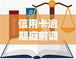 信用卡逾期庭前调解能分期吗，信用卡逾期后，能否在庭前调解中申请分期还款？