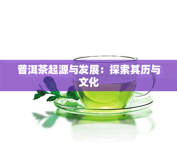 普洱茶起源与发展：探索其历与文化