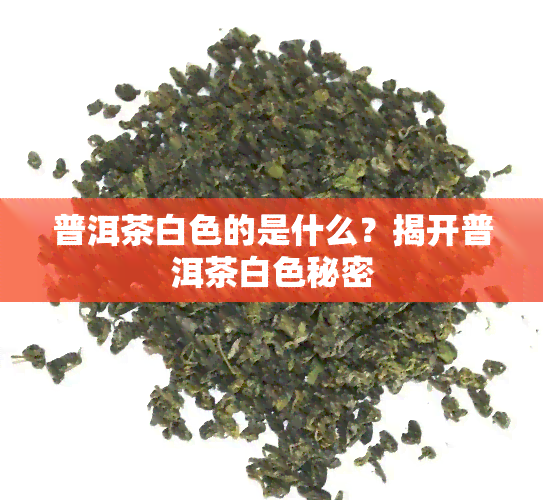 普洱茶白色的是什么？揭开普洱茶白色秘密