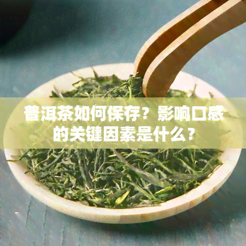 普洱茶如何保存？影响口感的关键因素是什么？