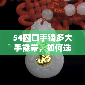 54圈口手镯多大手能带，如何选择适合的手镯大小：针对54圈口手镯的选购指南