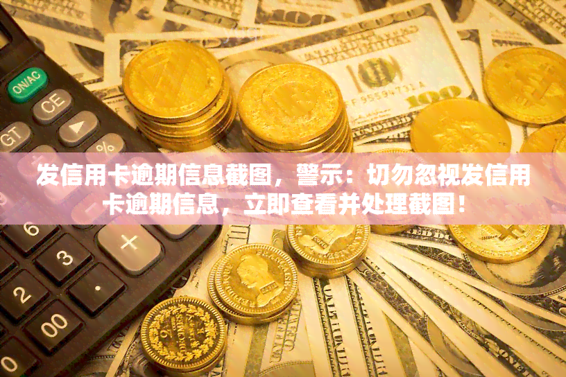 发信用卡逾期信息截图，警示：切勿忽视发信用卡逾期信息，立即查看并处理截图！