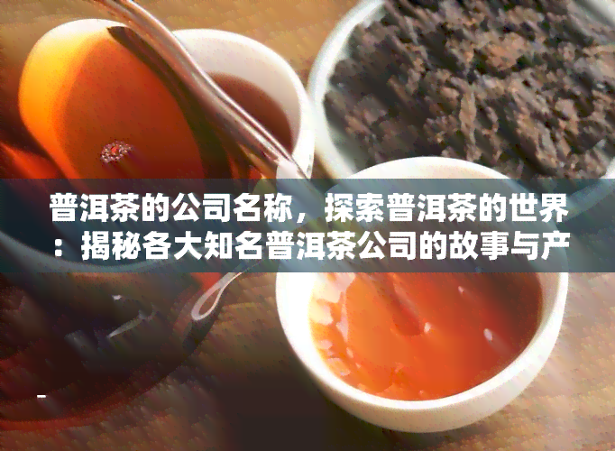 普洱茶的公司名称，探索普洱茶的世界：揭秘各大知名普洱茶公司的故事与产品特色