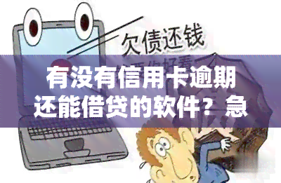 有没有信用卡逾期还能借贷的软件？急需借款怎么办？