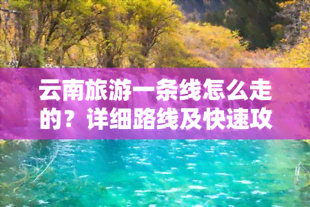 云南旅游一条线怎么走的？详细路线及快速攻略