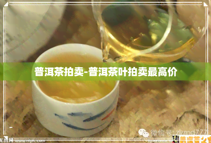 普洱茶拍卖-普洱茶叶拍卖更高价