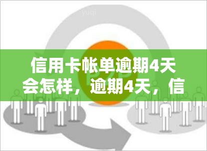 信用卡帐单逾期4天会怎样，逾期4天，信用卡账单会产生什么后果？