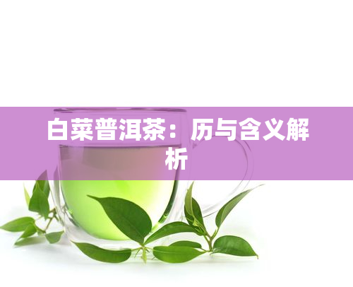 白菜普洱茶：历与含义解析