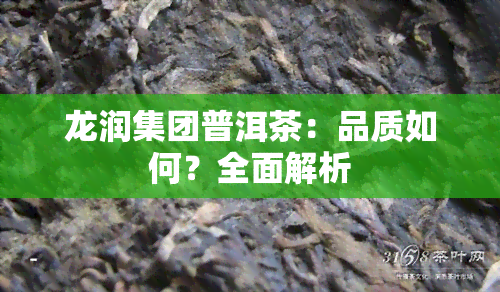 龙润集团普洱茶：品质如何？全面解析