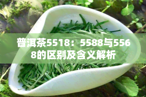 普洱茶5518：5588与5568的区别及含义解析