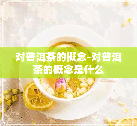 对普洱茶的概念-对普洱茶的概念是什么