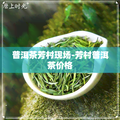 普洱茶芳村现场-芳村普洱茶价格