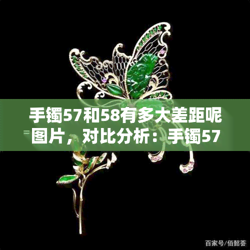 手镯57和58有多大差距呢图片，对比分析：手镯57与58的大小差异，看图即知！