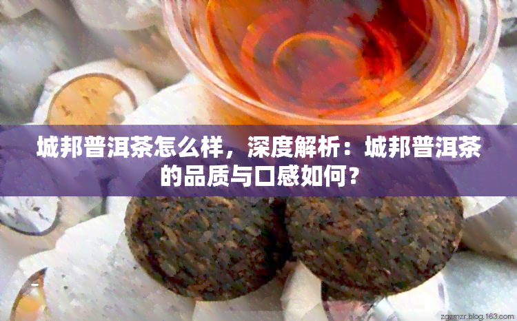 城邦普洱茶怎么样，深度解析：城邦普洱茶的品质与口感如何？