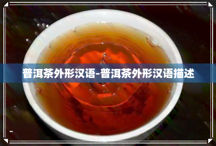 普洱茶外形汉语-普洱茶外形汉语描述