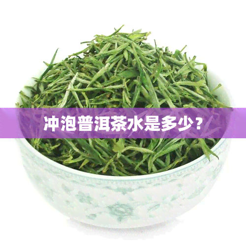 冲泡普洱茶水是多少？