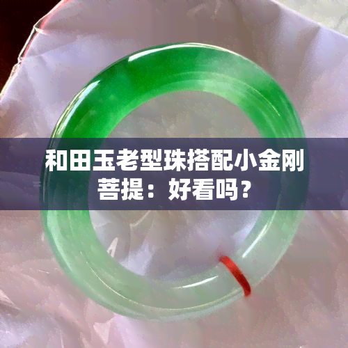 和田玉老型珠搭配小金刚菩提：好看吗？