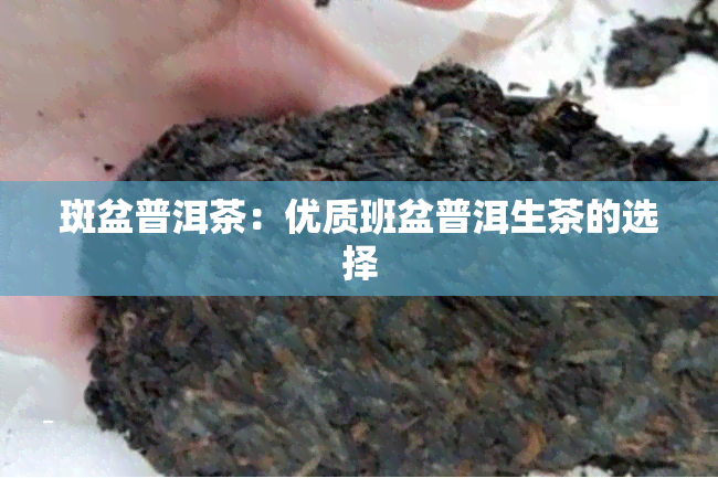 斑盆普洱茶：优质班盆普洱生茶的选择