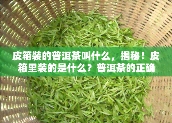 皮箱装的普洱茶叫什么，揭秘！皮箱里装的是什么？普洱茶的正确存方式