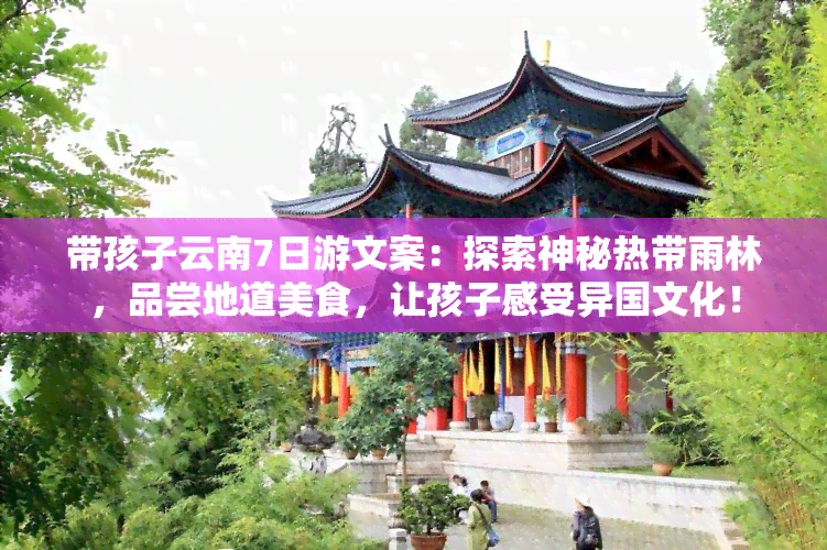 带孩子云南7日游文案：探索神秘热带雨林，品尝地道美食，让孩子感受异国文化！