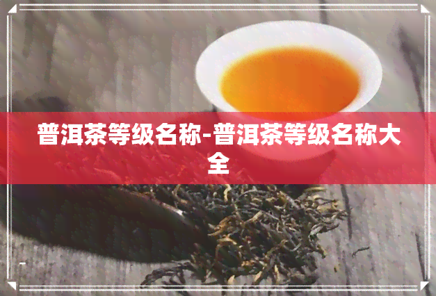 普洱茶等级名称-普洱茶等级名称大全