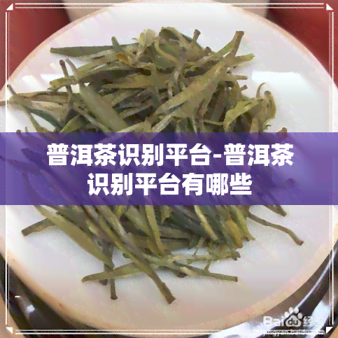 普洱茶识别平台-普洱茶识别平台有哪些