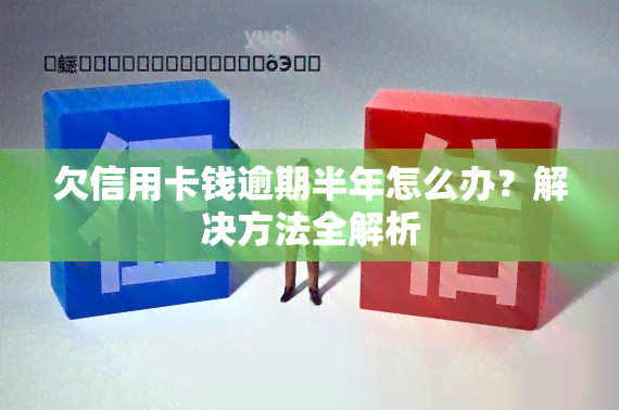 欠信用卡钱逾期半年怎么办？解决方法全解析