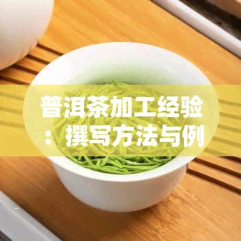 普洱茶加工经验：撰写方法与例简介