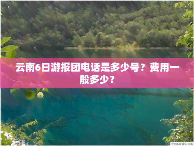 云南6日游报团电话是多少号？费用一般多少？