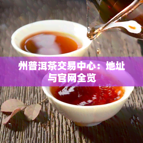 州普洱茶交易中心：地址与官网全览