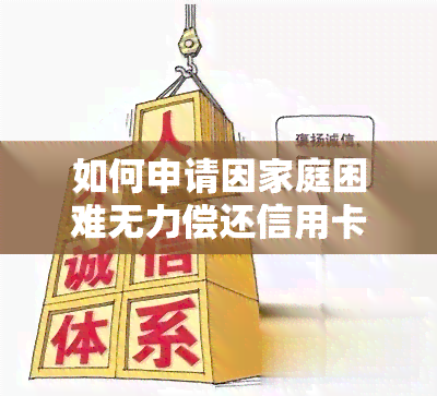 如何申请因家庭困难无力偿还信用卡的解决方案？