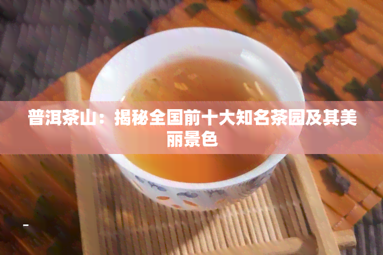 普洱茶山：揭秘全国前十大知名茶园及其美丽景色