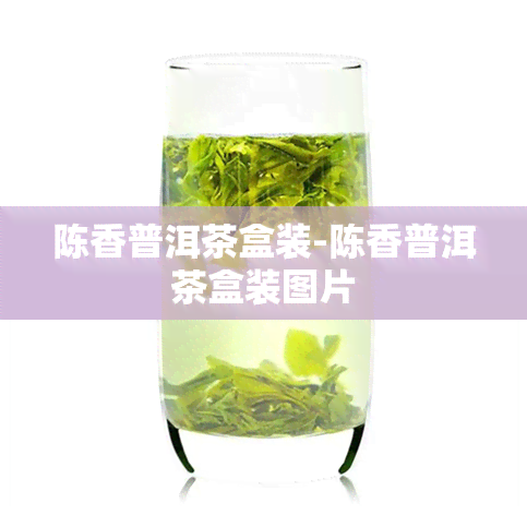 陈香普洱茶盒装-陈香普洱茶盒装图片