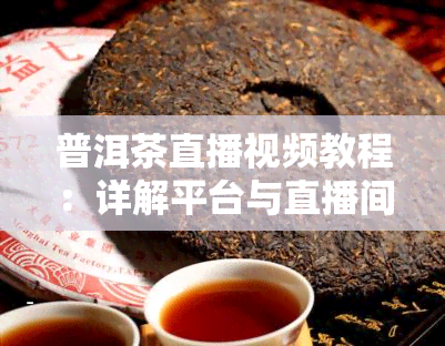 普洱茶直播视频教程：详解平台与直播间玩法