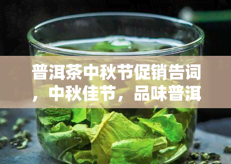 普洱茶中秋节促销告词，中秋佳节，品味普洱茶的醇香——限时促销，不容错过！