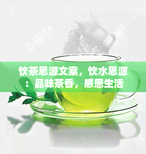 饮茶思源文案，饮水思源：品味茶香，感恩生活