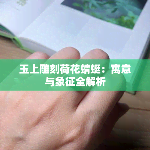 玉上雕刻荷花蜻蜓：寓意与象征全解析