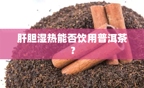 肝胆湿热能否饮用普洱茶？