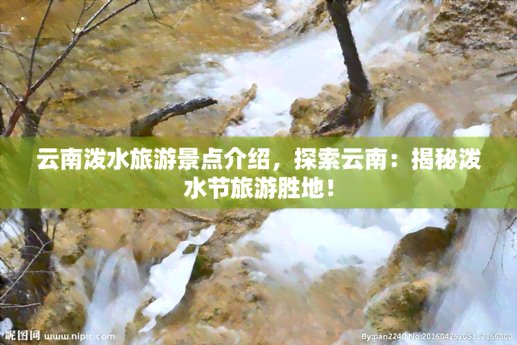 云南泼水旅游景点介绍，探索云南：揭秘泼水节旅游胜地！