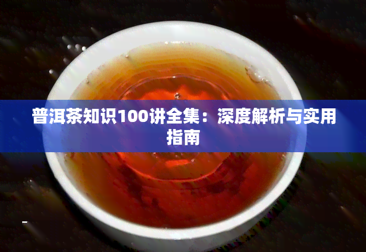 普洱茶知识100讲全集：深度解析与实用指南