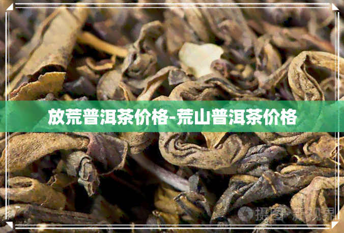 放荒普洱茶价格-荒山普洱茶价格