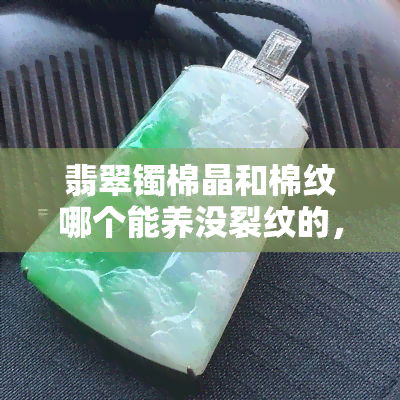 翡翠镯棉晶和棉纹哪个能养没裂纹的，翡翠镯子：棉晶与棉纹，哪种能避免裂纹？