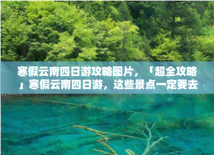 寒假云南四日游攻略图片，「超全攻略」寒假云南四日游，这些景点一定要去！