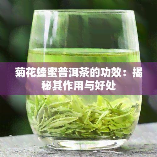 菊花蜂蜜普洱茶的功效：揭秘其作用与好处