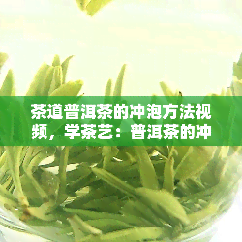 茶道普洱茶的冲泡方法视频，学茶艺：普洱茶的冲泡方法详解视频