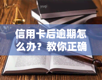 信用卡后逾期怎么办？教你正确处理方法