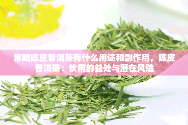 常喝陈皮普洱茶有什么用途和副作用，陈皮普洱茶：饮用的益处与潜在风险