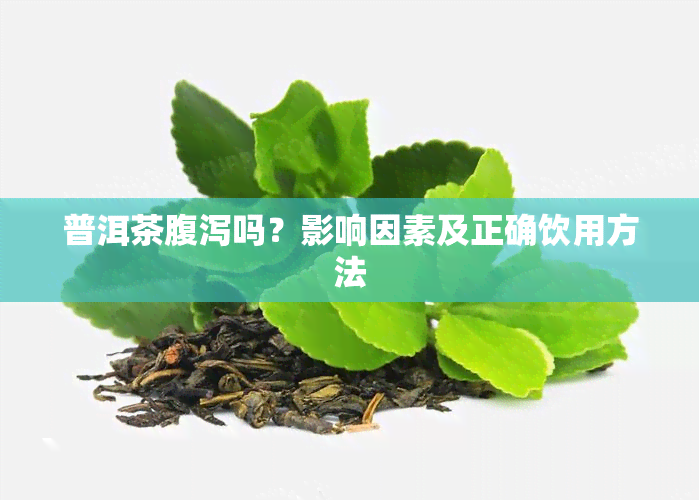 普洱茶腹泻吗？影响因素及正确饮用方法